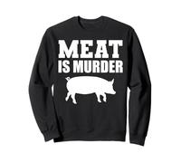 Meat Is Murder Educador de Salud Vegano Sudadera
