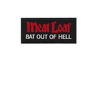 Meat Loaf Bat Out Of Hell parche patch bordado con logotipo para planchar de hierro en apliques