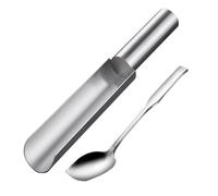 Meatball Scoop, Dishwasher Ball Maker, 8.66 * 1.38 * 0.91 inches Rustproof Household Gadget for Meat, Rice, Beef, Fish, Chocolate, Shrimp Balls, 304 Stainless Steel