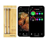 MEATER Pro Duo: Termómetro inteligente para carne digital | Resistencia al calor de 550°C | Gran alcance | Precisión certificada | Barbacoa, horno, parrilla, ahumador, freidora, friteuse | Más de 50