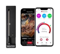 MEATER SE [NUEVO] - Termómetro para Carne Inteligente Inalámbrico con Bluetooth | Mide la Temperatura Interna y Ambiental | Horno, Parrilla, Cocina, Ahumador, Asador Equipado con Cargador Negro