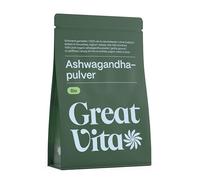 MeaVita Ashwagandha Orgánica en polvo, 400g, vegana y sin aditivos