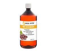 Meavita Meavita Organic Jojoba Oil Gold, 100% Puro Aceite Prensado En Frío, 1 Paquete (1 X 1000 Ml) 1000 ml