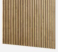 MEBANO. Lote de 12 Paneles de Pared MDF Efecto Madera 240 x 3 cm Roble Natural Grandson Lamas Decorativas Revestimiento de Pared y Techo