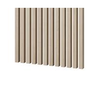 MEBANO. Lote de 12 Paneles de Pared MDF Efecto Madera 240 x 3 cm Roble Sonoma Lamas Decorativas Revestimiento de Pared y Techo