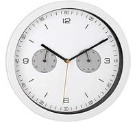 Mebus moderne funk-wanduhr mit temperaturanzeige und hygrometer, durch