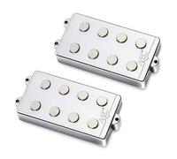 MEC Pasive MM Style - Set de recogida de bajos (tapa metálica, 4 cuerdas), color cromado