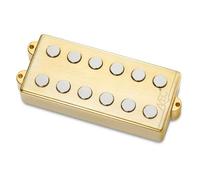 MEC Passive MM-Style - Pastilla para bajo (6 cuerdas, revestimiento de metal), color dorado cepillado