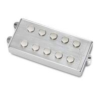 MEC Passive MM-Style - Pastilla para bajo (cubierta de metal, 5 cuerdas), color cromado cepillado