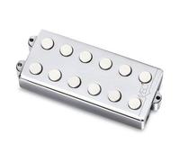 MEC Passive MM-Style - Pastilla para bajo (cubierta de metal, 6 cuerdas, cuello cromado)