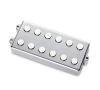 MEC Passive MM-Style - Pastilla para bajo (cubierta de metal, 6 cuerdas, cuello y cromo)