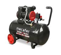 Mecafer 425653 Power N Silent - Compresor (8 bar, 50 L, 2 unidades)