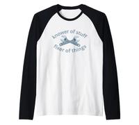 Mecánica Conocedor de Cosas Fixer of Things Funny Men Man Dad Camiseta Manga Raglan