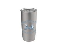 Mecánica Conocedor de cosas Fixer of Things Funny Men Man Dad Vaso térmico de acero inoxidable de doble pared