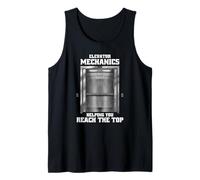 Mecánica de ascensores que te ayuda a llegar a la cima - Divertido Camiseta sin Mangas