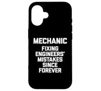 Mecánico: Arreglando los Errores de los Ingenieros Desde Siempre -Mecánico Carcasa para iPhone 16