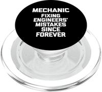 Mecánico: Arreglando los Errores de los Ingenieros Desde Siempre -Mecánico PopSockets PopGrip para MagSafe