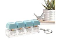 Mecánico Clicker Fidget, Quiet Button Toy, 3,15 x 0,79 x 0,98 pulgadas, dispositivo portátil con acción suave, comodidad flexible, llavero de oficina con construcción compacta, herramienta de enfoque