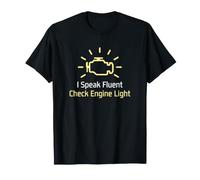 Mecánico de automóviles Hablo Fluent Check Engine Light Auto Repair Camiseta