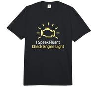 Mecánico de automóviles Hablo Fluent Check Engine Light Auto Repair Comfort Colors Adult Heavyweight T-Shirt