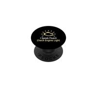 Mecánico de automóviles Hablo Fluent Check Engine Light Auto Repair PopSockets PopGrip Adhesivo