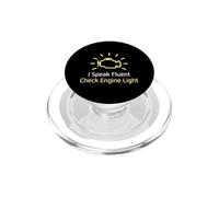 Mecánico de automóviles Hablo Fluent Check Engine Light Auto Repair PopSockets PopGrip para MagSafe