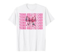 Mecánico De Coches Chica Garaje Llave Mamá Chicas Rudas Camiseta