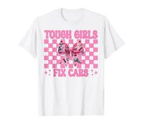 Mecánico De Coches Chica Garaje Llave Mamá Chicas Rudas Camiseta
