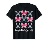 Mecánico De Coches Chica Garaje Llave Mamá Chicas Rudas Camiseta