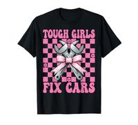Mecánico De Coches Chica Garaje Llave Mamá Chicas Rudas Camiseta
