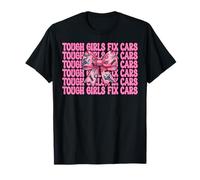 Mecánico De Coches Chica Garaje Llave Mamá Chicas Rudas Camiseta