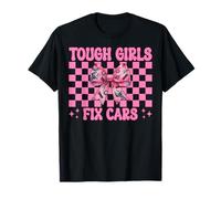 Mecánico De Coches Chica Garaje Llave Mamá Chicas Rudas Camiseta