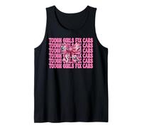 Mecánico De Coches Chica Garaje Llave Mamá Chicas Rudas Camiseta sin Mangas