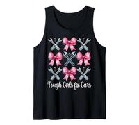 Mecánico De Coches Chica Garaje Llave Mamá Chicas Rudas Camiseta sin Mangas