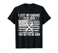 Mecánico de Coches Dejé mi Garaje para Estar aquí Auto Engine Car Guy Camiseta