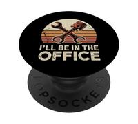 Mecánico Estaré En La Oficina Camiseta - Auto Repair Garage PopSockets PopGrip Adhesivo