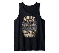 Mecánico Industrial Built To Keep Industry Moving Camiseta sin Mangas