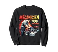 Mecánico Super Poderes Regalo Artesanía Garaje Sudadera