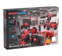 fischertechnik ADVANCED Mechanic & Static 2, 536622 - kit de construcción, juguete educativo para niños, 30 modelos, 1 motor, a partir de 9 años