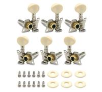 Mecánicos de guitarra de metal de 6 piezas, clavijas para diferentes marcas para un estado de ánimo estable y una estética mejorada, mecánicas de metal