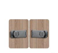 Mecanismo de bloqueo para gabinete, refrigerador, cajón, buzón de correo, oficina, cobertizo, puerta con código de combinación (7.6 cm, plateado)