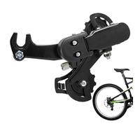 Mecanismo de cambio de bicicleta: desviador trasero de 6-7-8 velocidades-Cuerpo de aleación de aluminio Rueda de guía de resina silenciosa | Herramienta de cambio multimarcha duradera para bicicleta