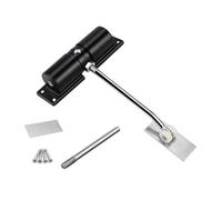 Mecanismo De Cierre Puerta Ajustable Sellador Automático Conveniente For El Hogar Estable, Bajo Nivel De Ruido(Black)