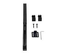 Mecanismo de Cierre Suave para Puerta de Granero, Kit de Amortiguador Deslizante de Puerta Negra de 12,6 Pulgadas, Accesorio de Remisión de Muebles para Puerta Madera de Granero (1 Pcs)