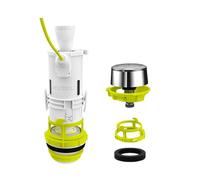 Mecanismo de descarga universal para inodoro Doble Pulsador con Cable Regulador |Sistema de Doble Descarga 3L/6L ahorro de agua y silencioso | 5 años de garantia | FLUTEC, FLUVIA