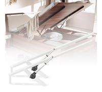 Mecanismo De Elevación De Cama De Almacenamiento Eléctrico Con Control Remoto Inalámbrico, Soporte Hidráulico De Alta Resistencia Con Bisagra For Ahorrar Espacio(White,110cm)