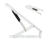 Mecanismo de elevación de cama resistente, sistema de almacenamiento de elevación hidráulica, bisagras de resorte dobles para alta capacidad de carga, ahorro de espacio, solución de marco de cama