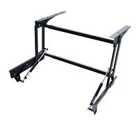 Mecanismo de elevación de mesa de centro con resorte de bisagra para bricolaje, ajuste de ancho de 18.3 a 32 pulgadas, incluye tornillos de montaje para un fácil montaje
