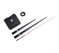 Mecanismo de movimiento de reloj de cuarzo para reparación de relojes, cuenta con colgador de metal y accesorios completos para caras de reloj de hasta 9 mm de grosor (B)