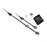 Mecanismo de movimiento de reloj de cuarzo silencioso con eje largo para reparación de relojes de pared, kit de bricolaje, motor de alto par y manecillas 56 x 56 x 16 mm, tamaño adecuado para paneles